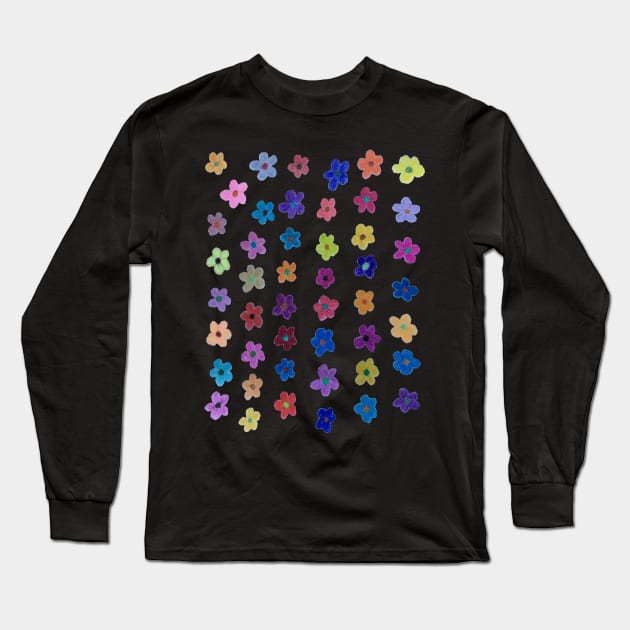 Tons of Little Flowers Long Sleeve T-Shirt by Amanda1775